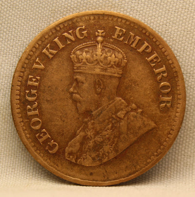 1\2 Pice 1924 George V Bronze coins