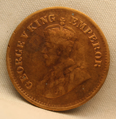 1\2 Pice 1920 George V Bronze coins