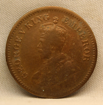 1\2 Pice 1926 George V Bronze coins