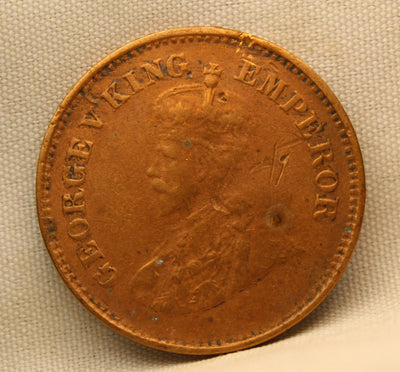 1\2 Pice 1935 George V Bronze coins