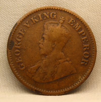 1\2 Pice 1914 George V Bronze coins