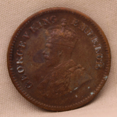 1\2 Pice 1927 George V Bronze coins