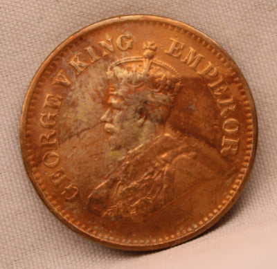 1\2 Pice 1933 George V Bronze coins