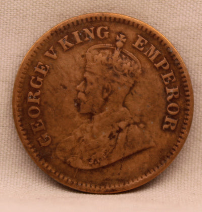 1\2 Pice 1924 George V Bronze coins