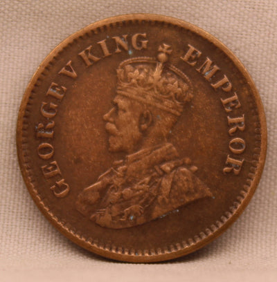 1\2 Pice 1927 George V Bronze coins