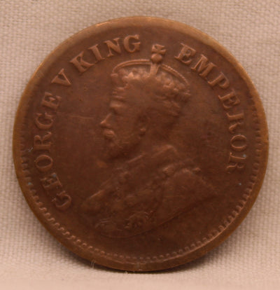 1\2 Pice 1929 George V Bronze coins