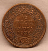 1\2 Pice 1936 George V Bronze coins