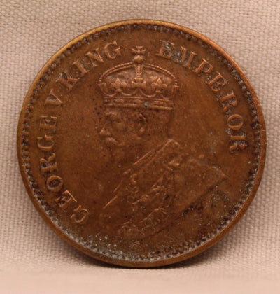 1\2 Pice 1923 George V Bronze coins