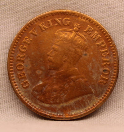 1\2 Pice 1929 George V Bronze coins