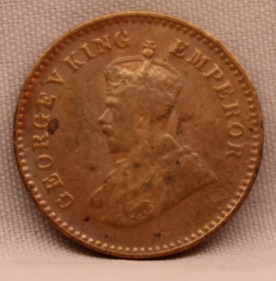 1\12 Anna 1912 George V Bronze coins