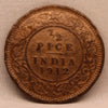 1\2 Pice 1912 George V Bronze coins