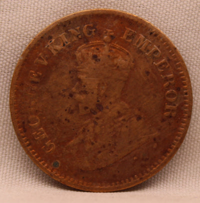 Half Pice 1914 George V coins