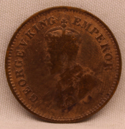 Half Pice 1915 George V coins