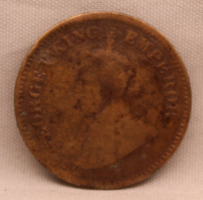 Half Pice 1916 George V coins