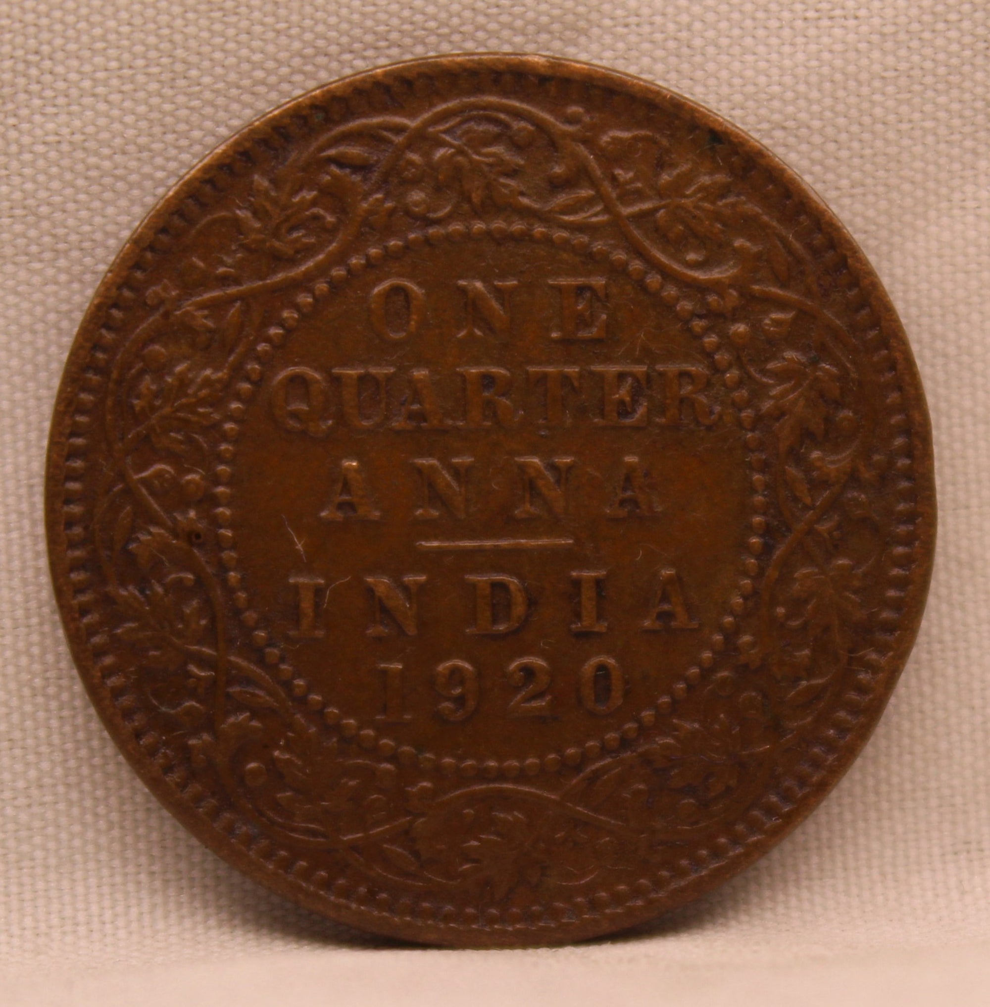 1/4 Anna 1920 George V Coins