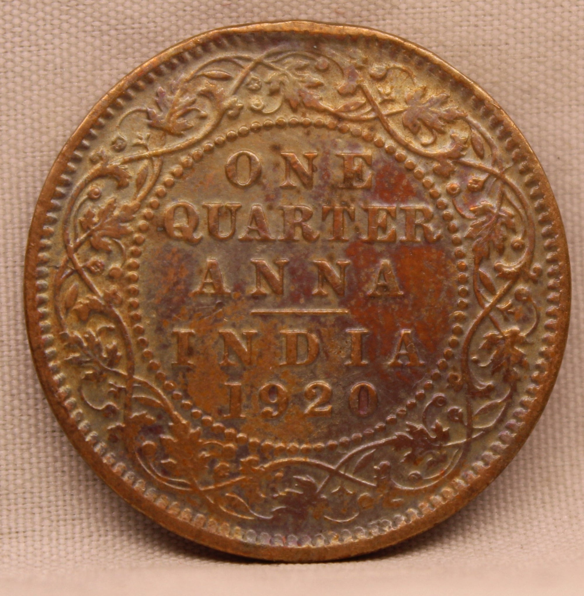 1/4 Anna 1920 George V Coins