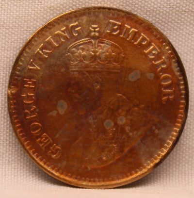 Half Pice 1922 George V Coins