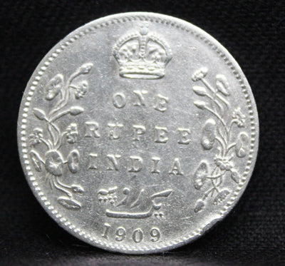 1909 One Rupee King Edward VII Bombay Mint