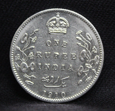 1910 One Rupee King Edward VII Bombay Mint