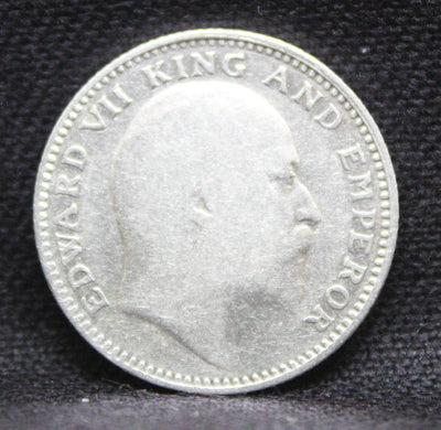 Half Rupee 1906 Edward VII Silver coins