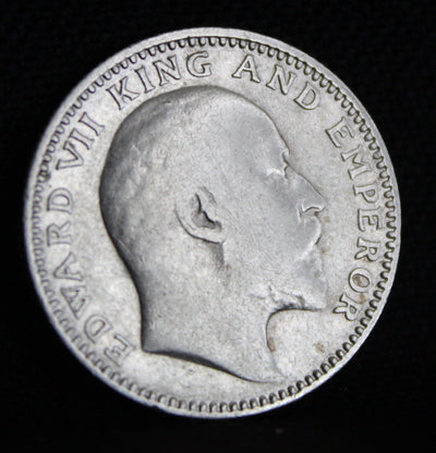 Half Rupee 1907 Edward VII Silver coins