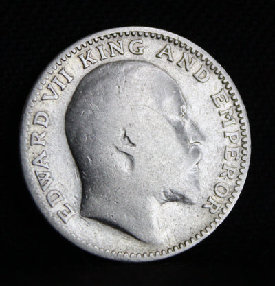 Half Rupee 1910 Edward VII Silver coins