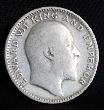 Half Rupee 1910 Edward VII Silver coins