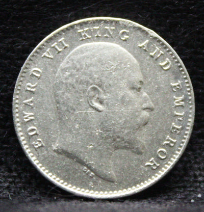 2 Annas 1904 Edward VII Silver coins