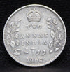 2 Annas 1906 Edward VII Silver coins