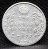 2 Annas 1908 Edward VII Silver coins