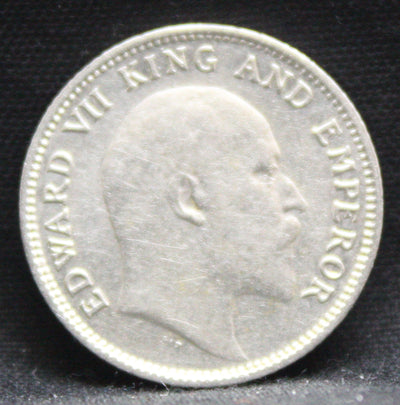 1\4 Rupees 1905 Edward VII Silver coins