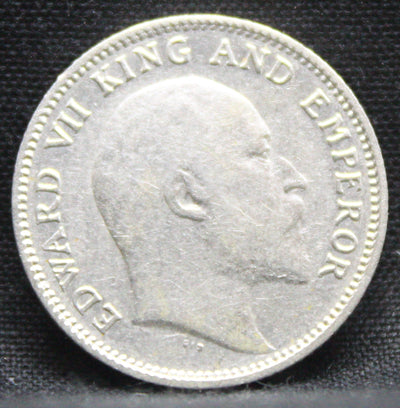 1\4 Rupees 1906 Edward VII Silver coins