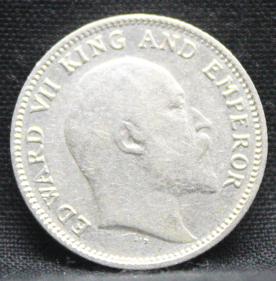 1\4 Rupees 1906 Edward VII Silver coins