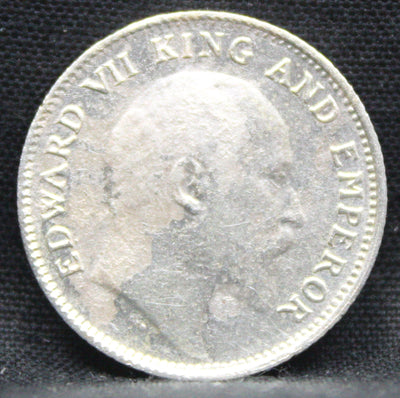 1\4 Rupees 1904 Edward VII Silver coins