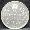 1\4 Rupees 1910 Edward VII Silver coins