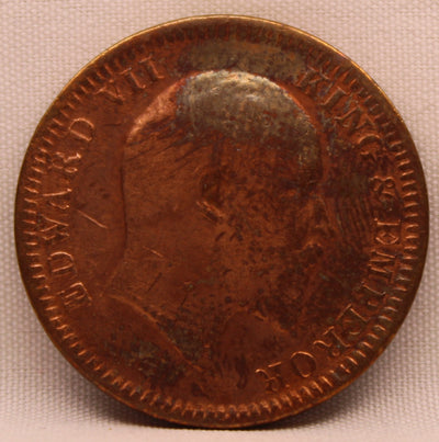 Quarter Anna 1903 Edward VII Copper coins