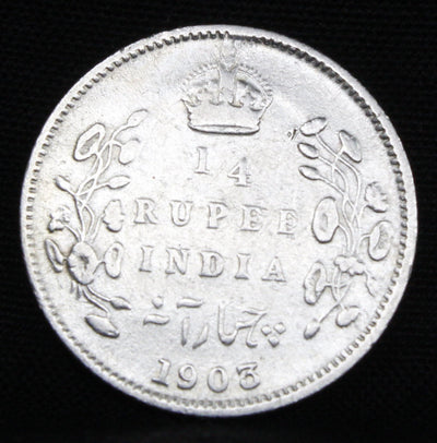 1\4 Rupees 1903 Edward VII Silver coins