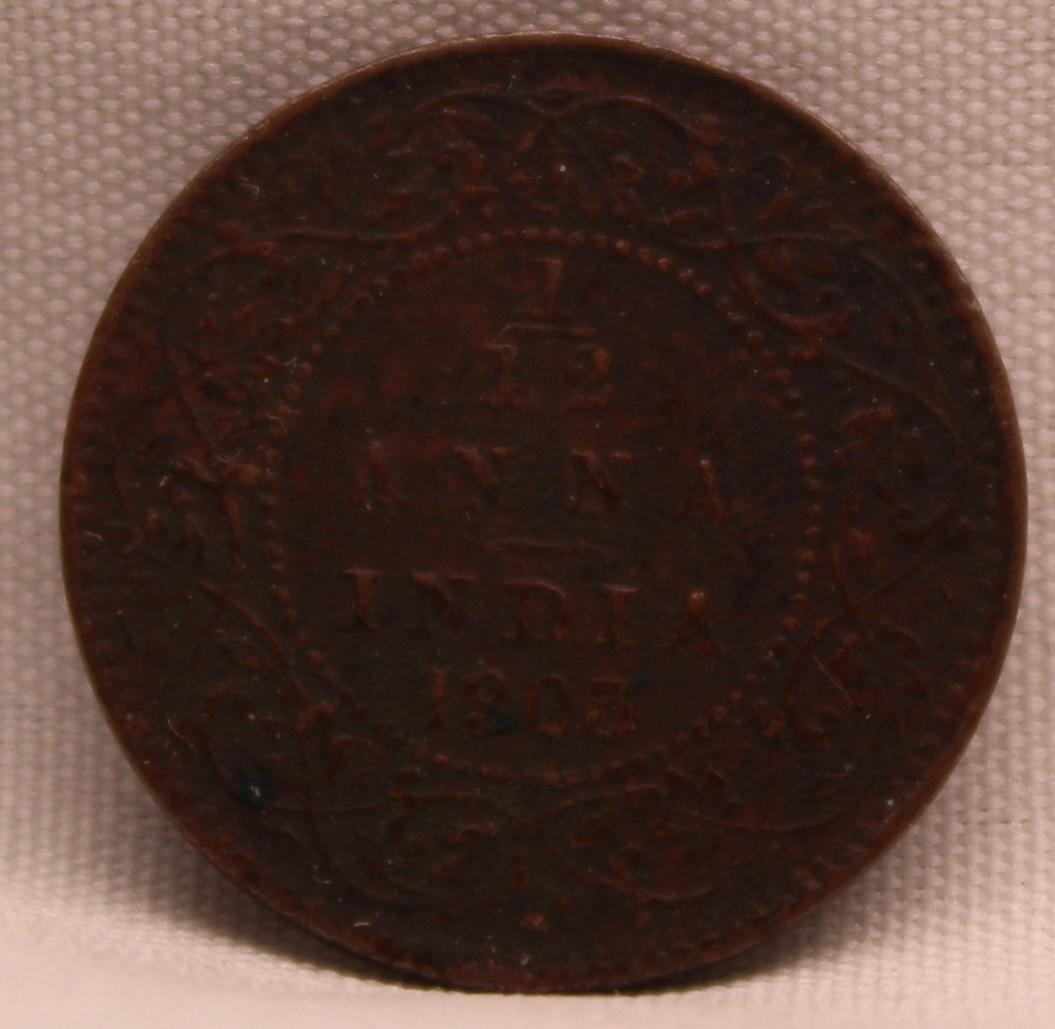 1\12 Anna 1903 Edward VII Copper coins