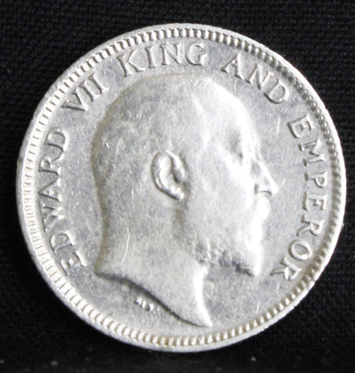 1\4 Rupees 1904 Edward VII Silver coins