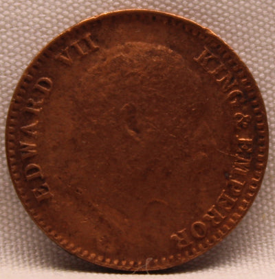 1\12 Anna 1903 Edward VII Copper coins