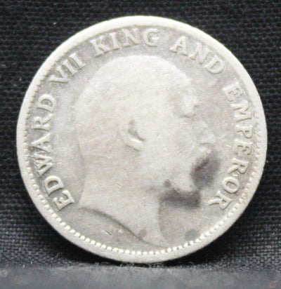 1\4 Rupees 1904 Edward VII Silver coins