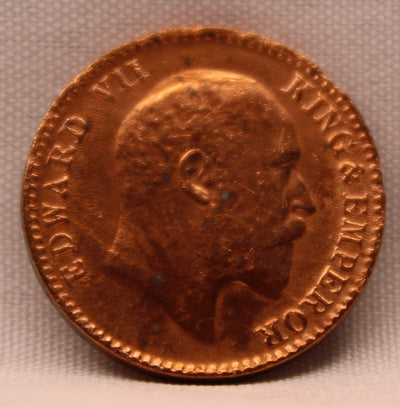 1\12 Anna 1904 Edward VII Copper coins