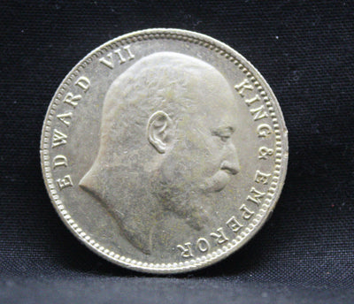 1 Rupee 1904 Edward VII Silver coins