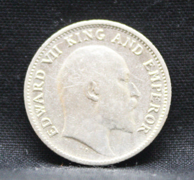 1\4 Rupees 1904 Edward VII Silver coins