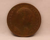 1\4 Anna 1904 Edward VII Bronze coins