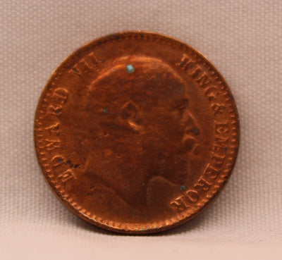 1\12 Anna 1904 Edward VII Copper coins