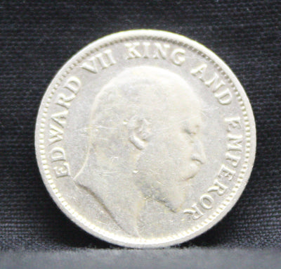 1\4 Rupees 1904 Edward VII Silver coins