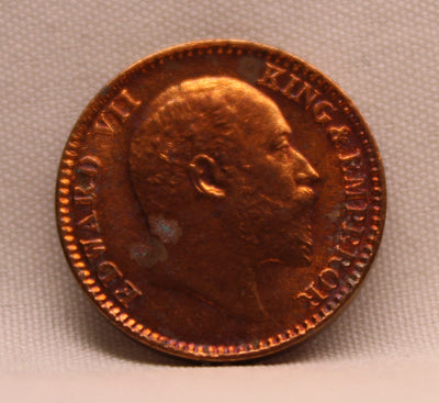 1\12 Anna 1905 Edward VII Copper coins