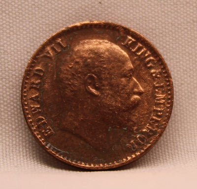 1\12 Anna 1905 Edward VII Copper coins