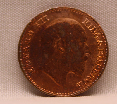 1\12 Anna 1905 Edward VII Copper coins